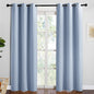 NICETOWN Vintage Blue Blackout Curtains 84 inches Length by NICETOWN