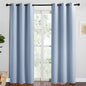 NICETOWN Vintage Blue Blackout Curtains 84 inches Length by NICETOWN