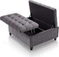 Garvee 36'' Large Square Storage Ottoman, Lift Top Storage Ottoman Coffee Table by Garvee