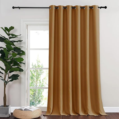 NICETOWN Blackout Sliding Glass Door Curtains, Room Darkening Thermal Insulated by NICETOWN