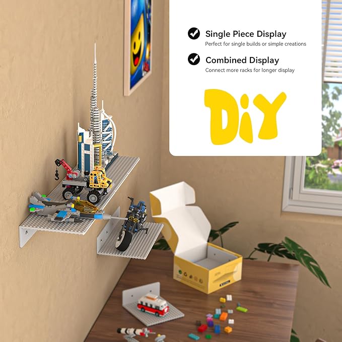 BlissBox 6-Pack Floating Display Shelves - Image 4