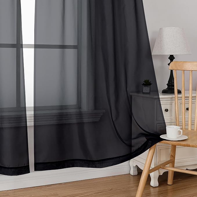 Simplebrand Black Valances 14 Inches Long - Image 4