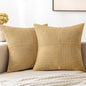 MIULEE Cream Yellow Decorative Throw Pillow Covers by MIULEE