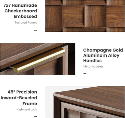 COLAMY TV Stand with Two Doors, Entertainment Center 59" with Adjustable - Image 6
