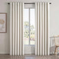 Cream Birch 84 Inch Longth 40 Inch Wide 100% Blackout Curtains 2 Panels Set by Topfinel