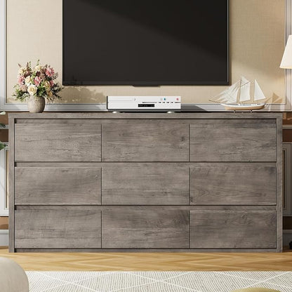 GarveeHome 9 Drawer Dresser for Bedroom, Wide Modern Chest of Drawers, Large - Image 3