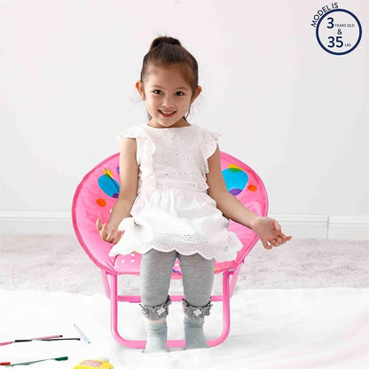 Disney Minnie Mouse Toddler Folding Saucer Chair – 19" Soft Plush Seat - Image 2