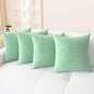 CaliTime Decorative Couch Throw Pillow Covers 18 X 18 Inches Grey Green | Pack by CaliTime