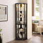 Anwick Corner Display Curio Cabinets by Anwick