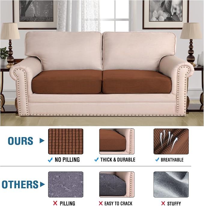 H.VERSAILTEX Super Stretch Individual Seat & Couch Cover Sets - Image 2
