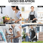 Flamingo Apron Baking Aprons Novelty Cooking Chef Gift Bbq Grilling With 2 Pockets Kitchen Apron
