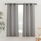 NICETOWN Charcoal Grey Linen Curtains by NICETOWN