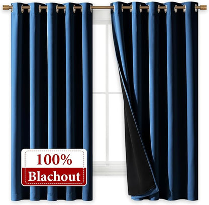 NICETOWN 100% Blackout Curtains - Image 2