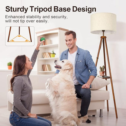 OUTON Wood Tripod Floor Lamp - Image 6