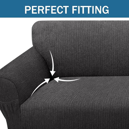 Loveseat Slipcover with 2 Pillow Cover - Image 3