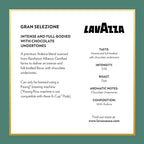 Lavazza Gran Selezione Single-Serve Coffee K-Cup® Pods for Keurig® Brewer, Dark Roast, 10 Count Box, (Pack Of 6) 100% Arabica, Rainforest Alliance Certified 100% sustainably grown, Value Pack