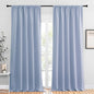 NICETOWN Blackout Curtains for Living Curtains, Vintage Blue, 2 Panels by NICETOWN
