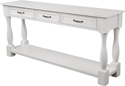 Knocbel Long Antique Entry Console Table - Image 14