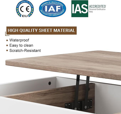 Shintenchi Coffee Table, Lift Top Coffee Table - Image 6