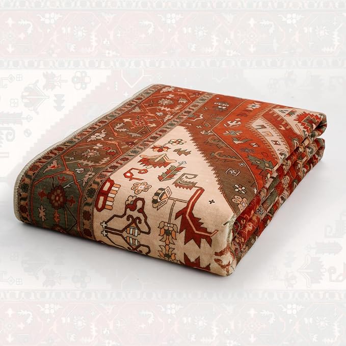 SERISSA 5x7 Washable Non Slip Boho Area Rug - Image 7