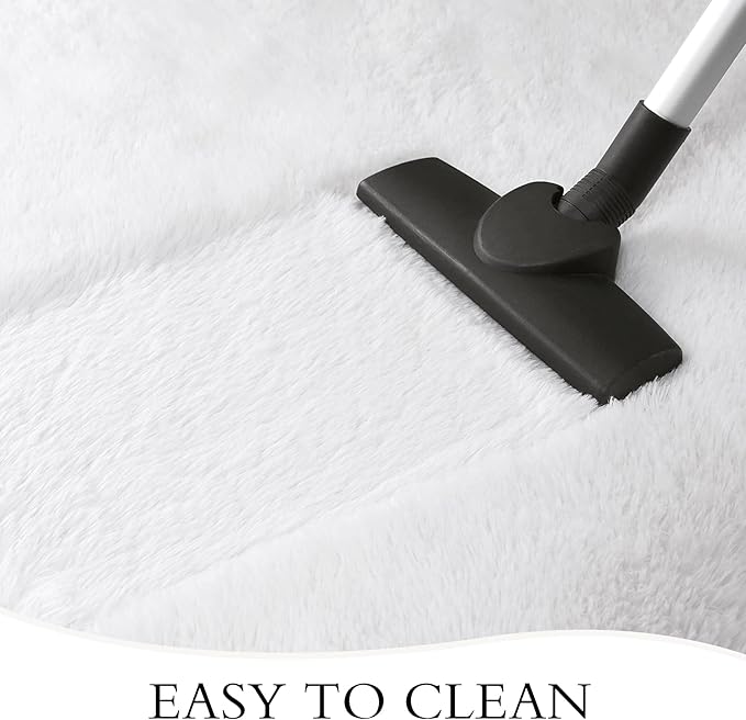 Chicrug Soft Runner Rug for Bedroom Living Room Plush Fluffy Rug 2x10 | Shag - Image 6