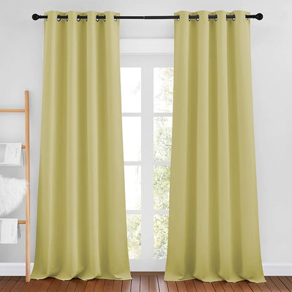 NICETOWN Room Darkening Curtains 90 inch Length by NICETOWN