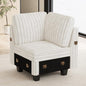 Belffin Corduroy Corner Seat for Modular Sofa Sectional Couches for Living Room by Belffin
