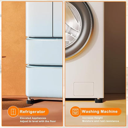 shouwuhho 32 Pack Furniture Risers Adjustable Bed Risers Heavy Duty Lifts - Image 4