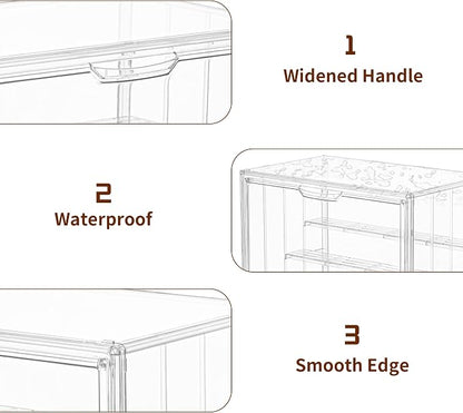 Display Case for Collectibles 4 Layer Updated Adjustable Acrylic Display Case - Image 7