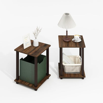 Furinno Simplistic Side Table Set of 2, End Table, Night Stand, Nightstand - Image 5