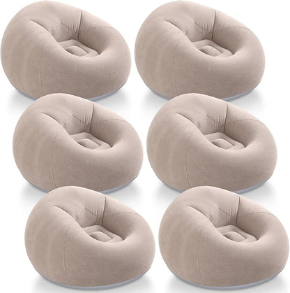 Realspring Inflatable Bean Bag Chairs Outdoor Blow up Camping Chairs Inflatable by Realspring