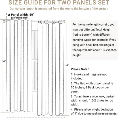 Linen Textured Total Blackout Curtains - Image 7