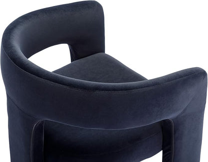 VESCASA Velvet Barrel Dining Chair - Image 6