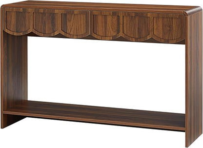 ORRD Console Table with Drawers, Mid-Century 43 Inches Narrow Entryway Tables - Image 9