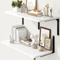 Fun Memories Floating Shelves for Wall, 12 Inch Deep Floating Shelves Set of 2 by FunMemories