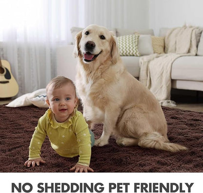 8x10 Ft Extra Large Shag Rugs for Living Room, Ultra Soft Fluffy Furry Area - Image 6