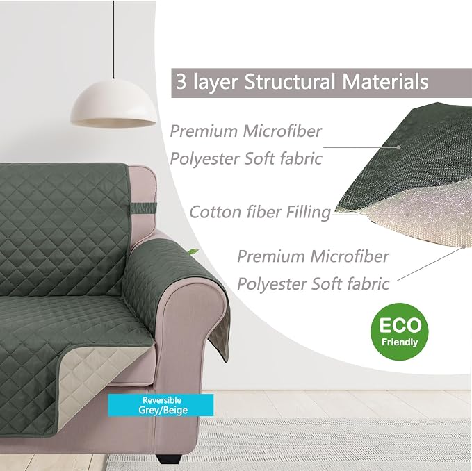 U-NICE HOME Loveseat Sofa Cover - Image 4