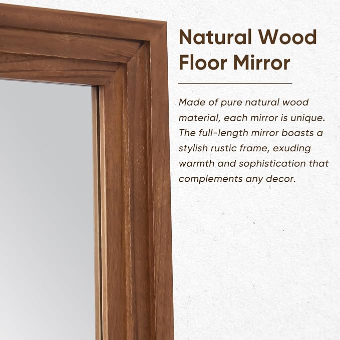 Full Length Mirror, Oversized Stand Up Mirrors Large Wall Mirrors, Wall Mounted - Image 4