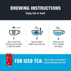 Tiesta Tea - Cherry Punch, Loose Leaf, Sweet Cherry Herbal Tea, Premium Blend, Non-Caffeinated Fruit Blend, Hot or Iced Up to 200 Cups, 16oz Resealable Pouch