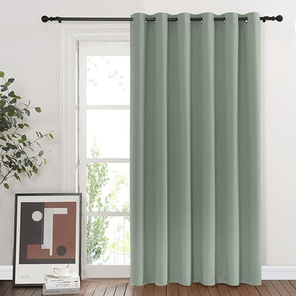 NICETOWN Sage Green Room Divider Curtains 84 inch Length, Grommet Thermal - Image 8