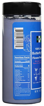 NPG 100% Pure Blue Butterfly Pea Flower Powder 7 oz(198 g), All Natural Non GMO Blue Food Coloring Powder Rich in Antioxidants,Caffeine Free Gluten Free Vegan