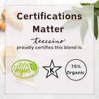 Teeccino Vanilla Nut Chicory Coffee Alternative - 11 Ounce - Ground Herbal Coffee That’s Prebiotic, Caffeine Free & Acid Free, Medium Roast, (Pack of 3)
