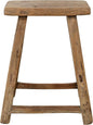 Artissance Vintage Wooden Stool, Solid Natural Wood 12–20" W x 6–9" D x 18–22" H by Unknown
