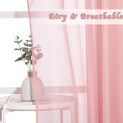 NICETOWN Sheer Curtains Extra Long 96-inch - Image 3