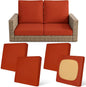 4Pcs Patio Cushion Covers Stretch Outdoor Furniture Protector Slipcovers | by pickyNproud