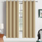 Yakamok Room Darkening Curtains 52x63 inch Length Beige-Living Room | 2 panels by Yakamok