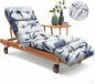Outdoor Chaise Lounge Chair Cushion 75.1 x 22.8 x 4.7 Inches 100% Waterproof by Uthem