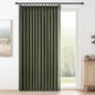 Topfinel Pinch Pleated Curtains 90 Inches Long 1 Panels Set, Olive Green Semi by Topfinel