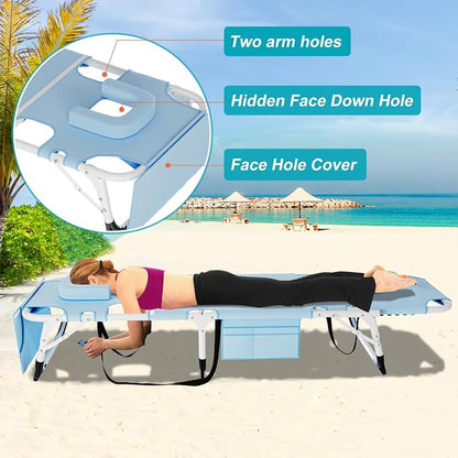 ABORON 3 in 1 Sun Tanning Chair Oversized - Image 6