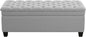 WUTUTUEE 51" Fabric Storage Ottoman Bench, Upholstered Rectangle End of Bed by WUTUTUEE
